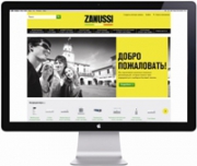 Запуск официального сайта климатической техники Zanussi в России
