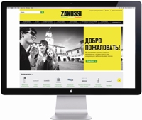 Запуск официального сайта климатической техники Zanussi в России