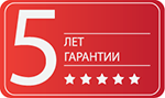 5 лет гарантии на AERONIK!
